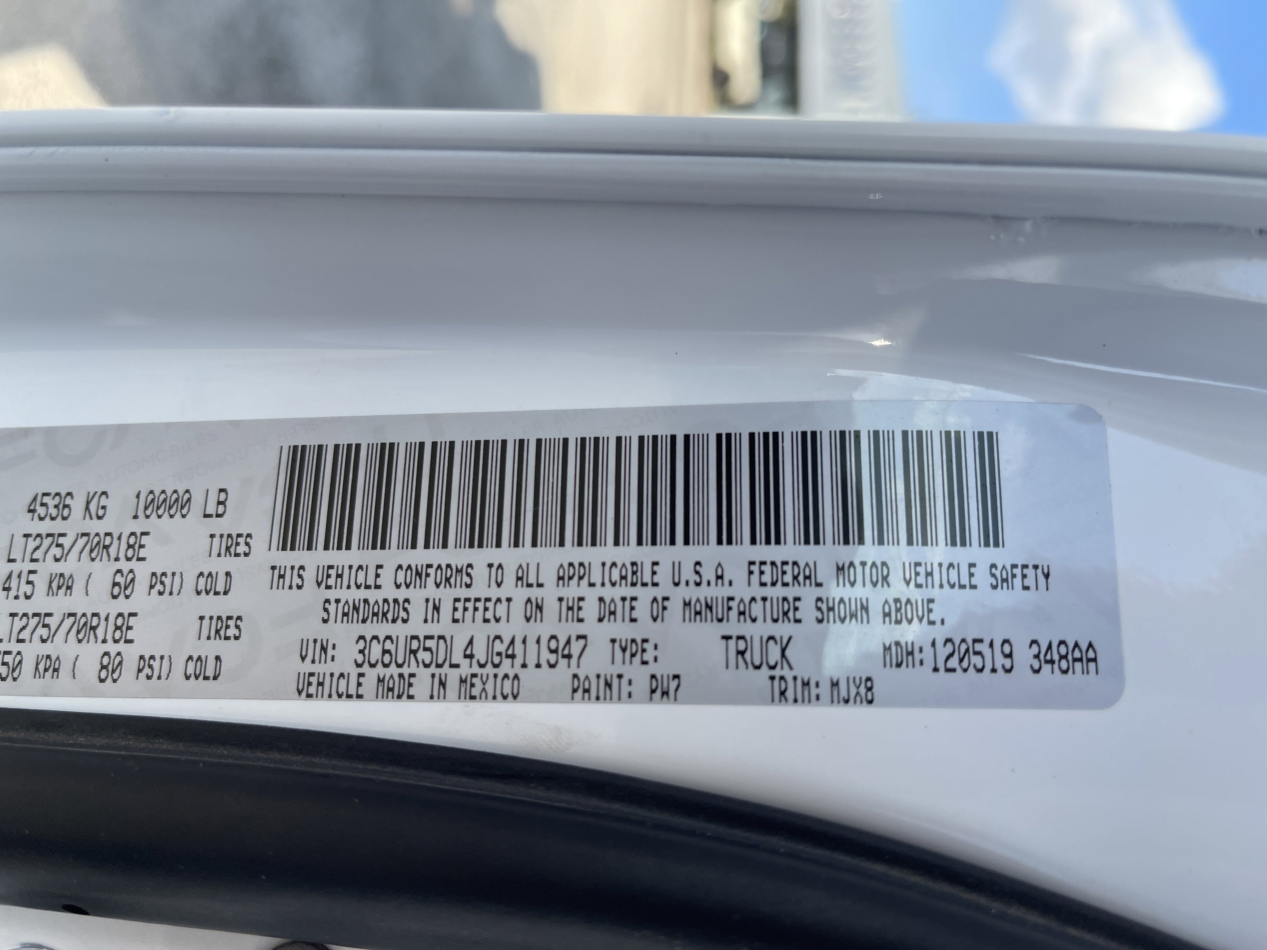 2018 RAM 2500 Lone Star