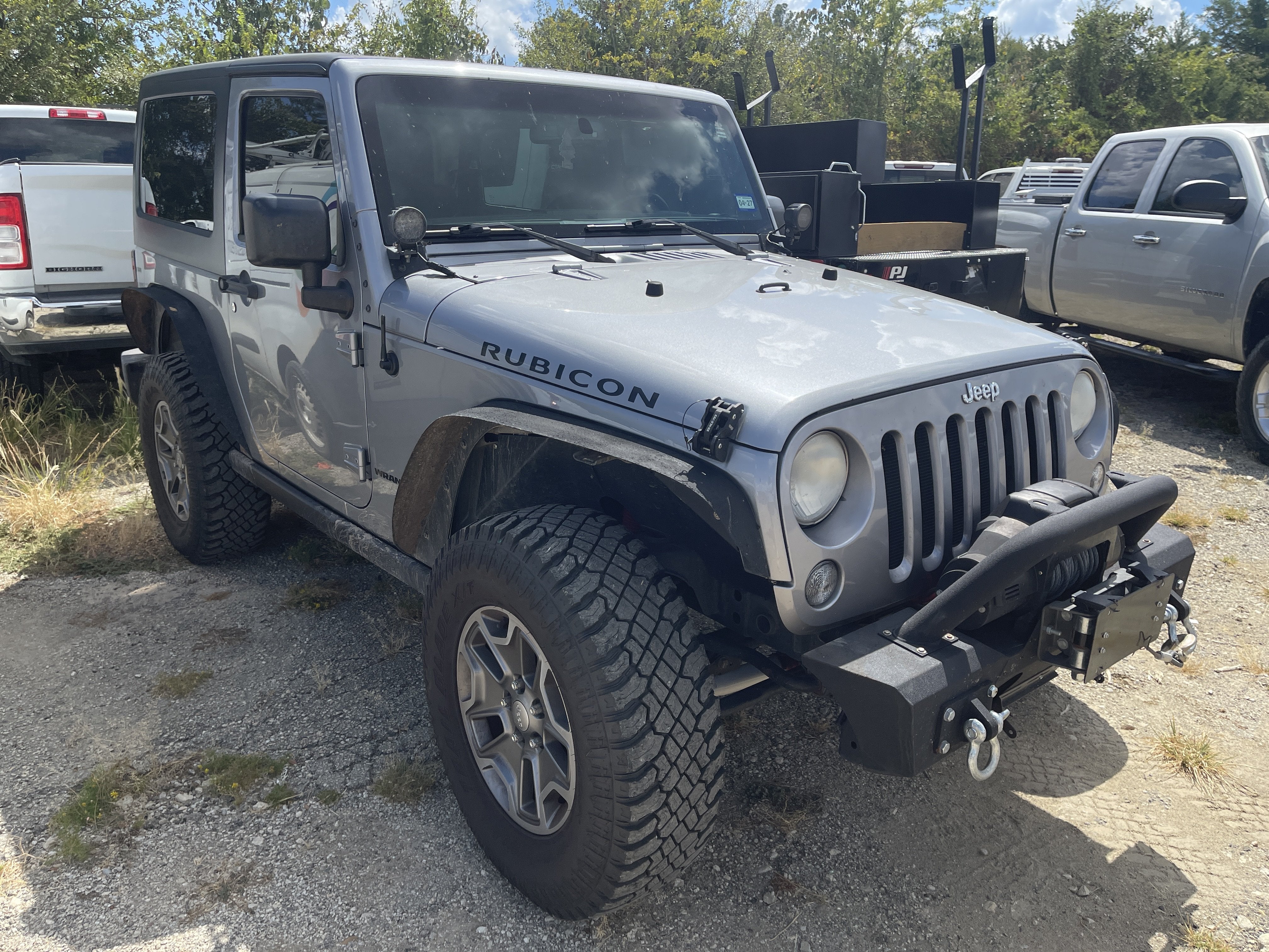 Used 2015 Jeep Wrangler Rubicon with VIN 1C4BJWCG5FL532837 for sale in Fairfield, TX