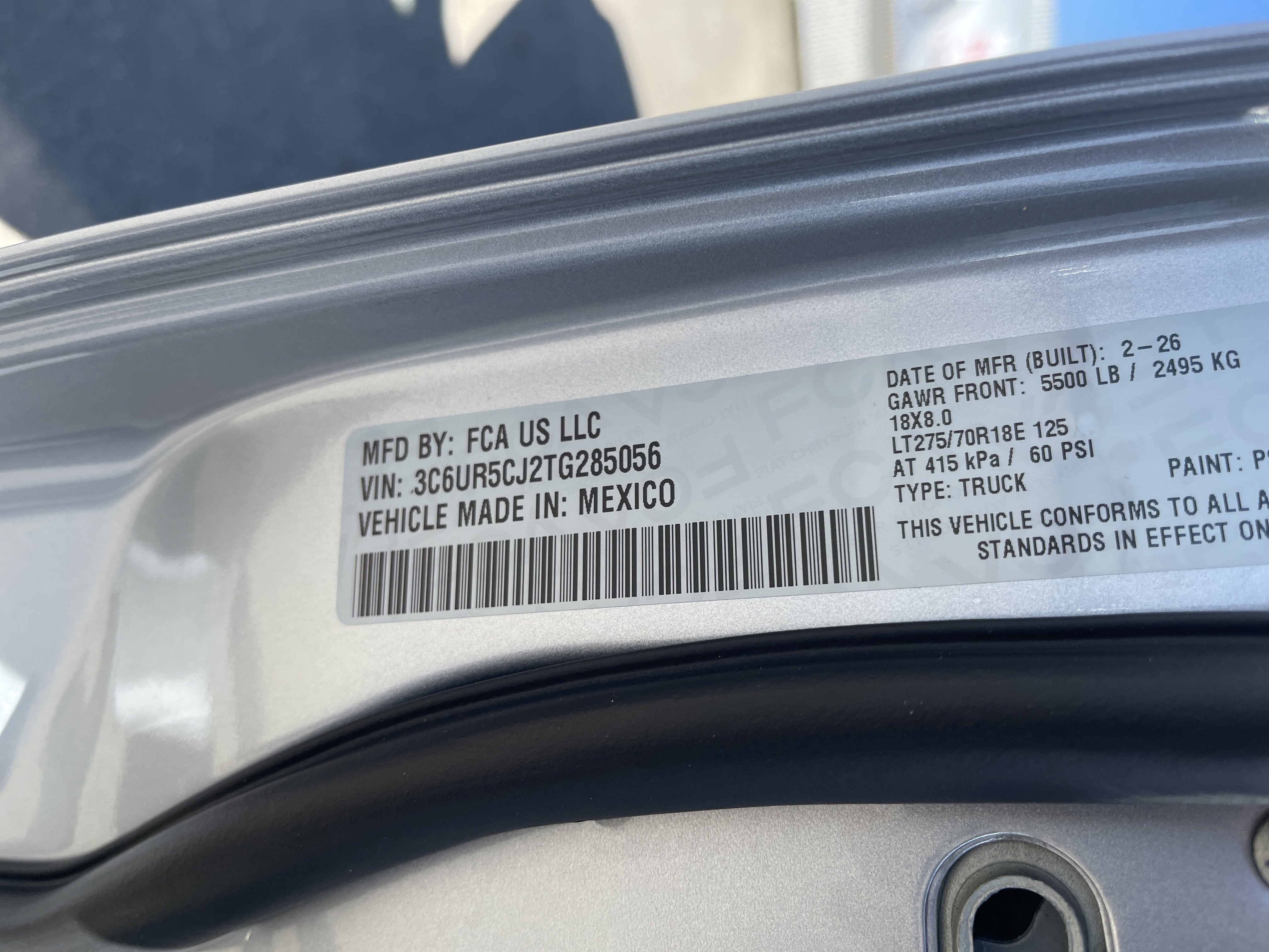 2026 RAM 2500 Tradesman