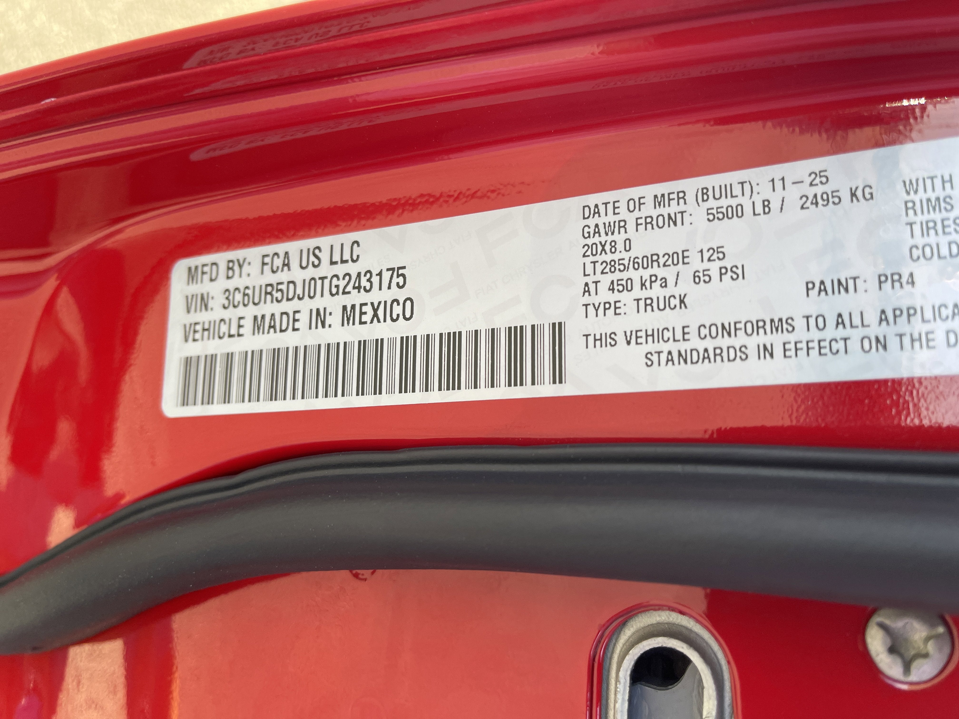 2026 RAM 2500 Lone Star