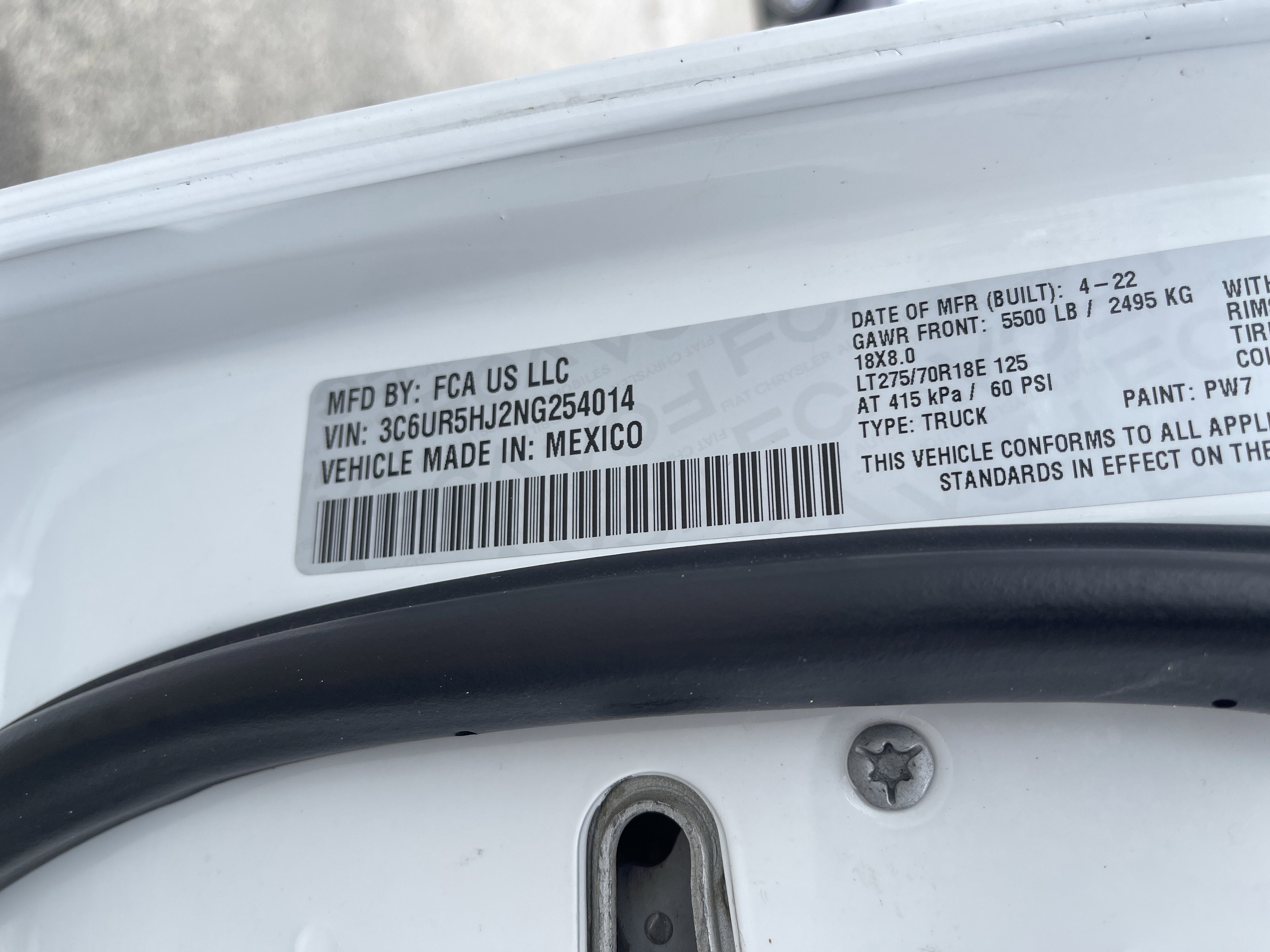 2022 RAM 2500 Tradesman