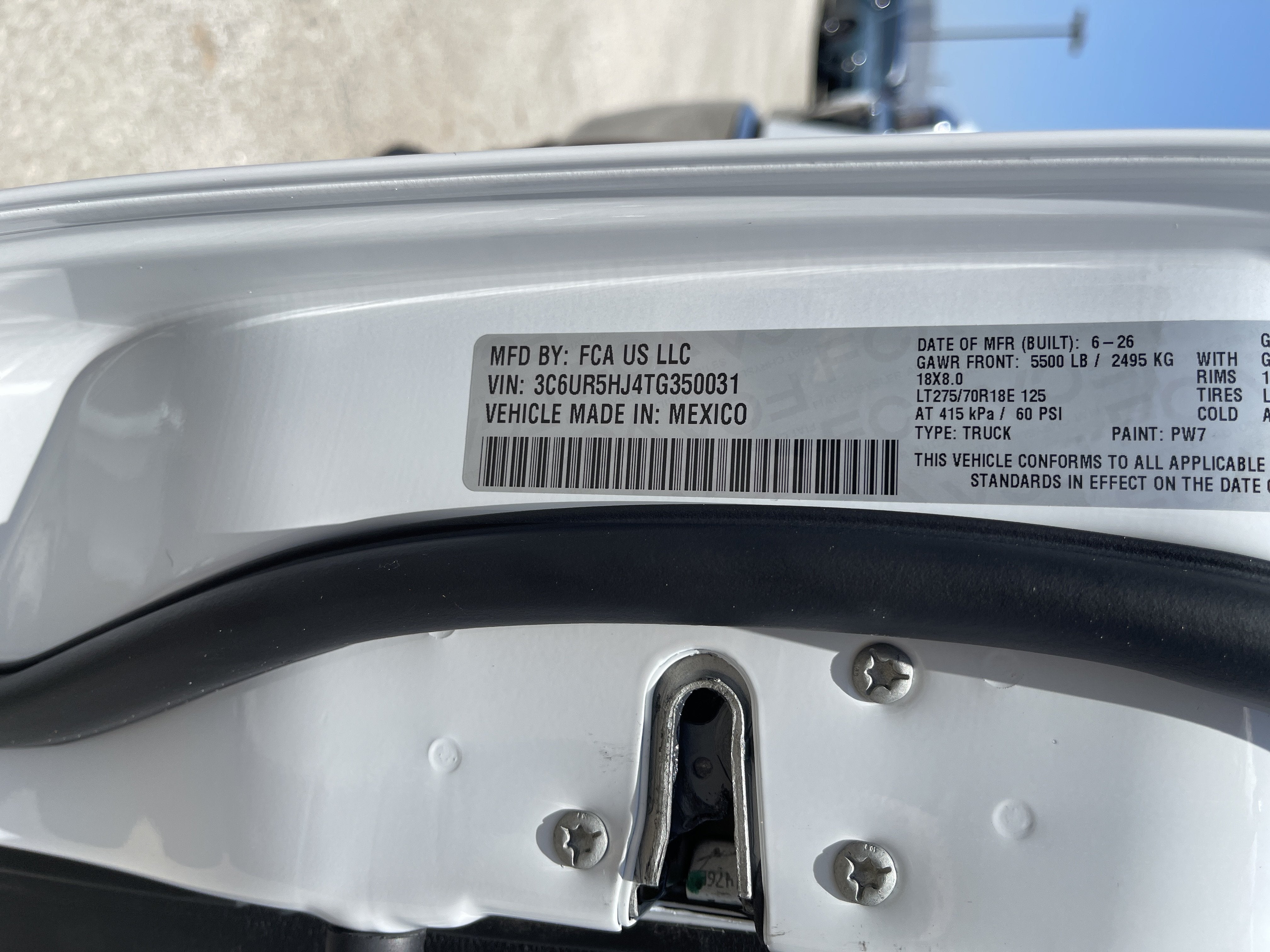 2026 RAM 2500 Tradesman