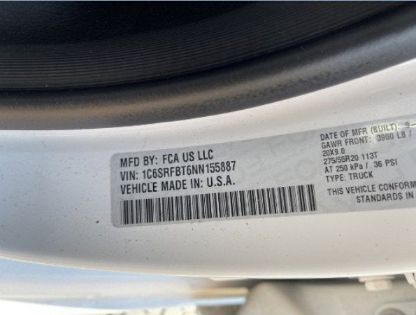 2022 RAM 1500 Lone Star