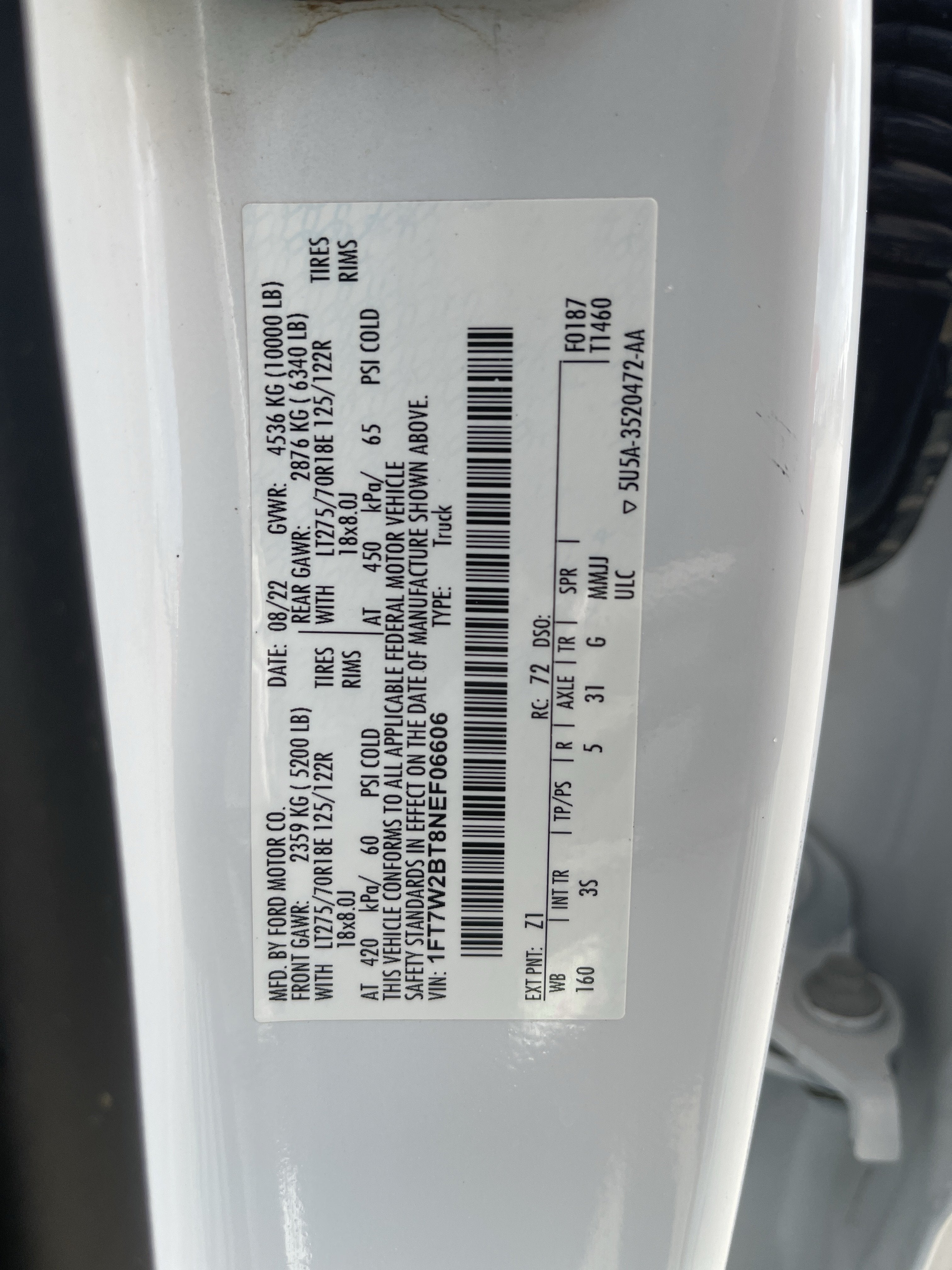 2022 Ford Super Duty F-250 SRW XLT
