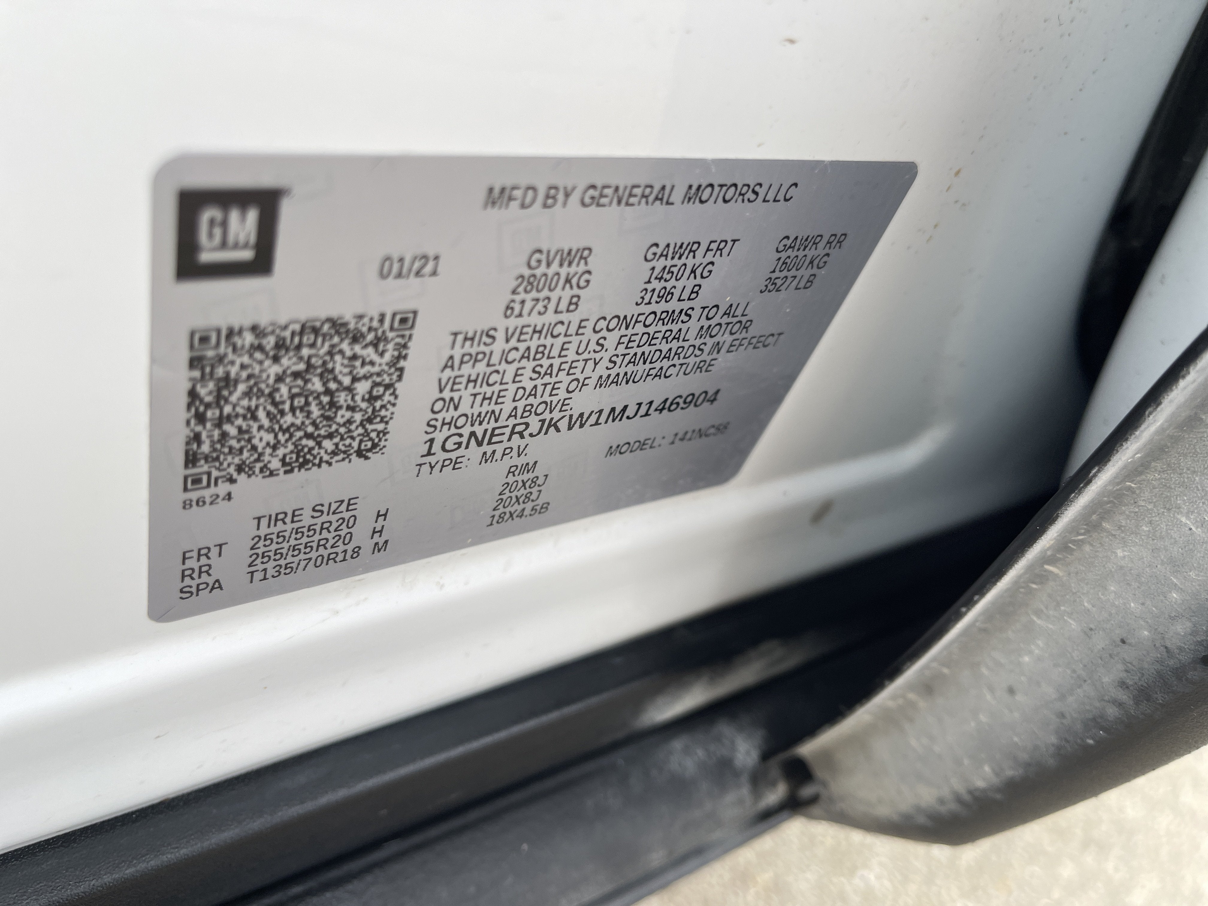 2021 Chevrolet Traverse RS