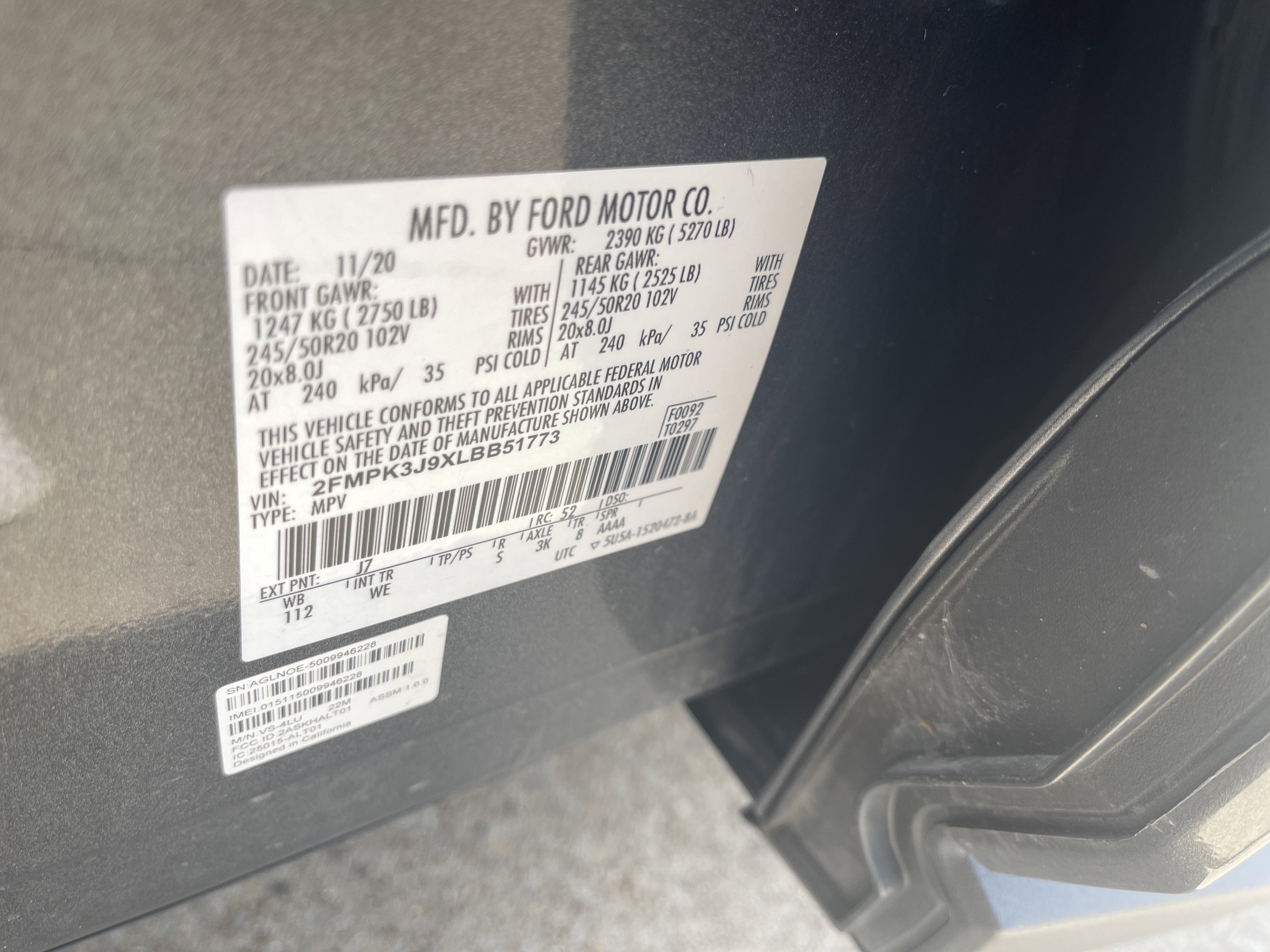 2020 Ford Edge ST Line