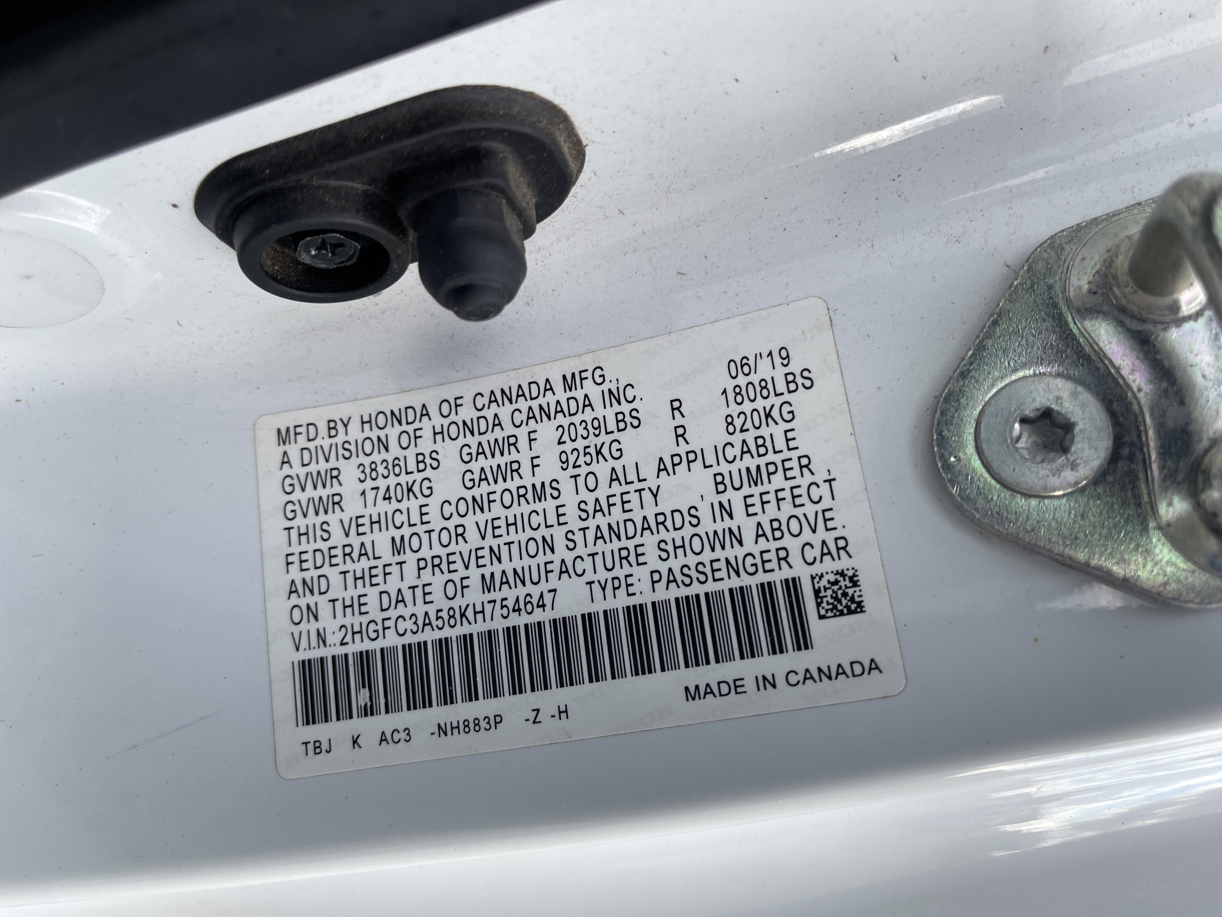 2019 Honda Civic Si Coupe Si