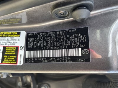 2021 Toyota Camry SE