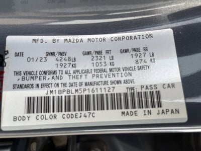 2023 Mazda Mazda3 Hatchback 2.5 S Carbon Edition