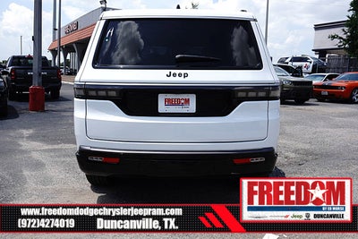2026 Jeep Grand Wagoneer 4x2