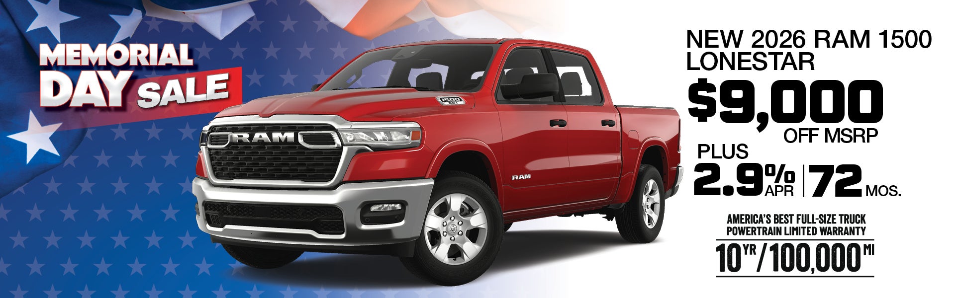 2026 Ram 1500 Lonestar 